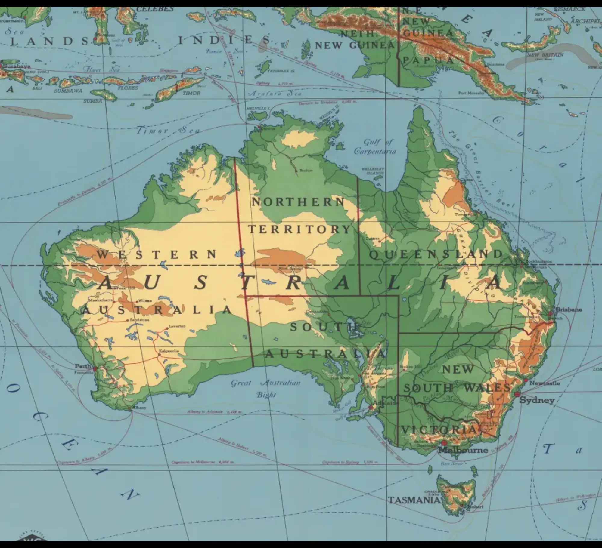 Day 16 Oceania 2D Map